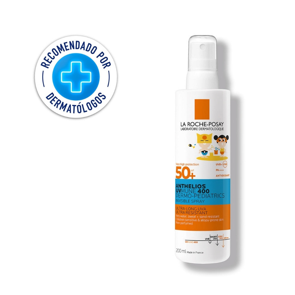 ANTHELIOS UVMUNE 400 DERMOPED SPRAY DERMOPEDIATRICO INVISIBLE SPF 50+ FRASCO 200 ML