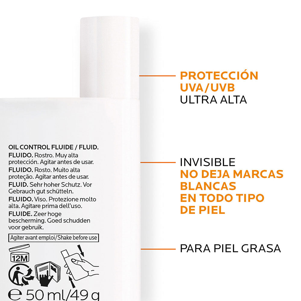 ANTHELIOS UVMUNE 400 SPF 50+ OIL CONTROL FRASCO 50 ML