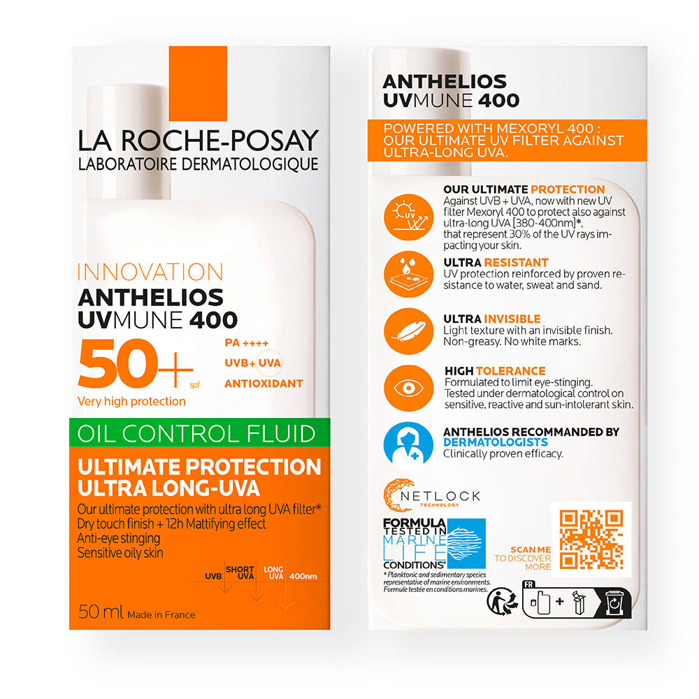 ANTHELIOS UVMUNE 400 SPF 50+ OIL CONTROL FRASCO 50 ML