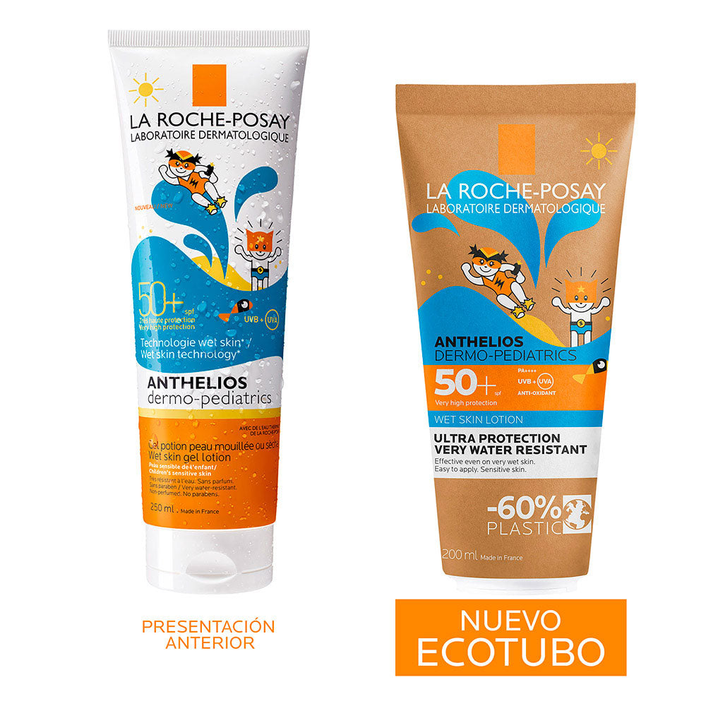 ANTHELIOS WETSKIN SPF 50+ DERMOPEDIATRICO TUBO 200 ML