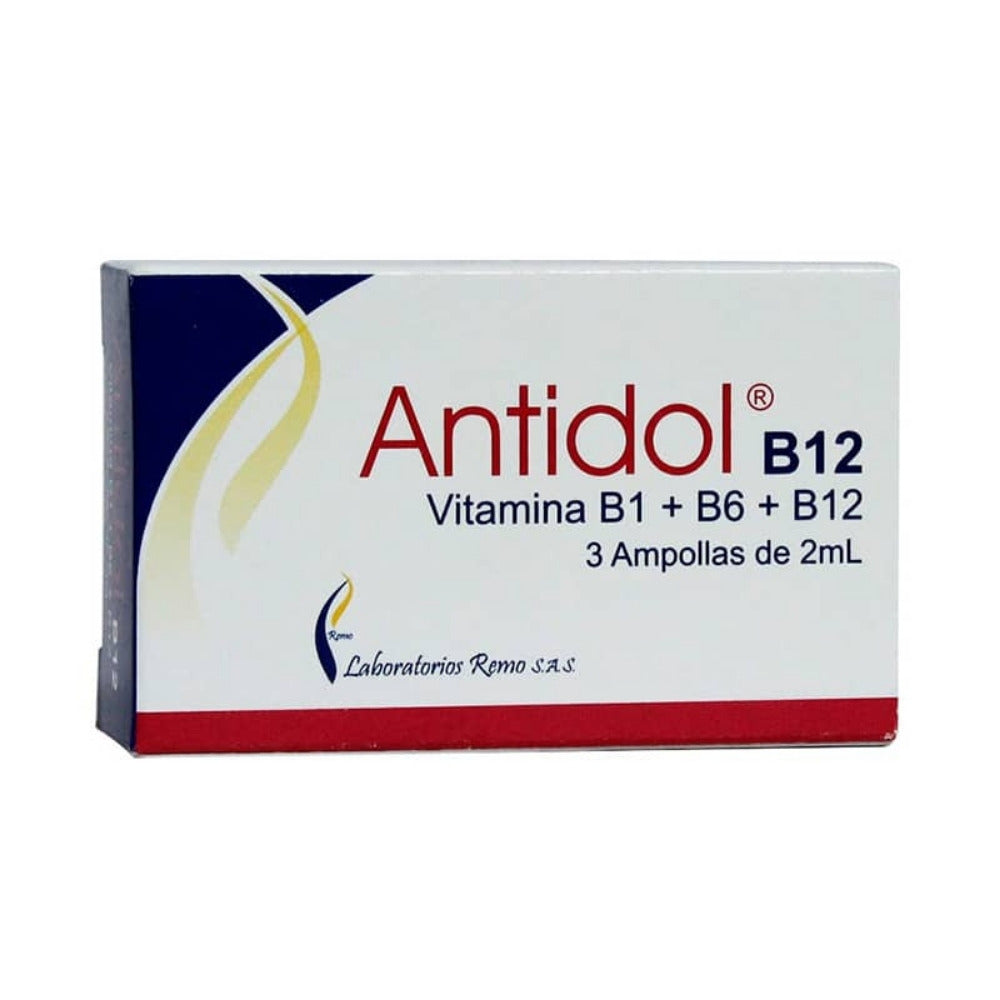 ANTIDOL B12 AMPOLLAS CAJA 3 X 2ML