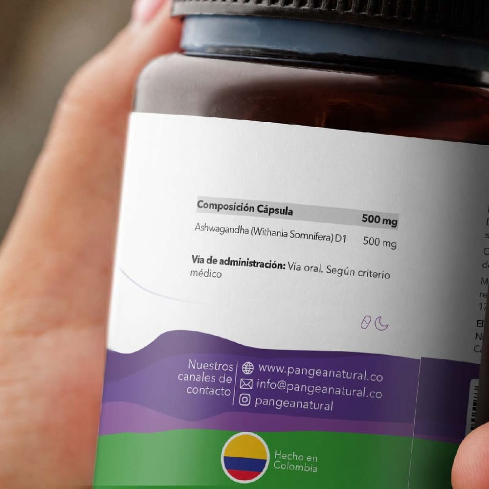 ASHWAGANDHA PANGEA CAPSULAS FRASCO X 60 UNDS
