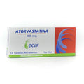 ATORVASTATINA ECAR+++ TABLETAS 40 MG CAJA X 10 UNDS