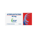 ATORVASTATINA ECAR TABLETAS 40 MG CAJA X 30 UNDS