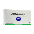 ATORVASTATINA MK TABLETAS 40 MG CAJA X 30 UNDS