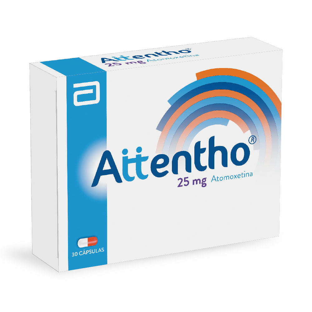 ATTENTHO(RG) CAPSULAS 25 MG CAJA X 30 UNDS