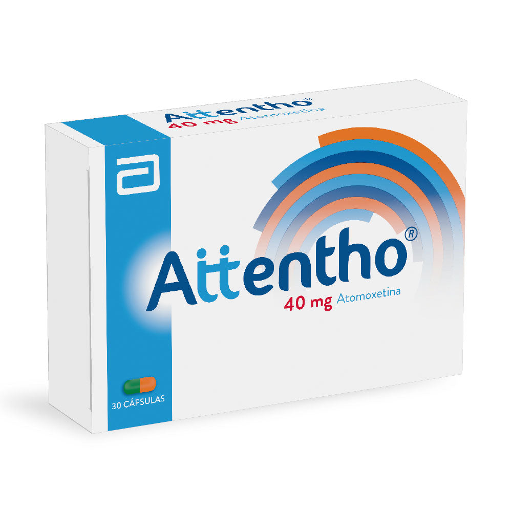ATTENTHO(RG) CAPSULAS 40 MG CAJA X 30 UNDS