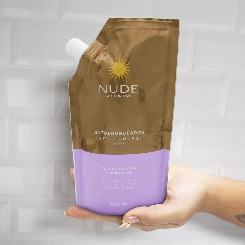 AUTOBRONCEADOR NUDE CREMA SACHET 200 ML