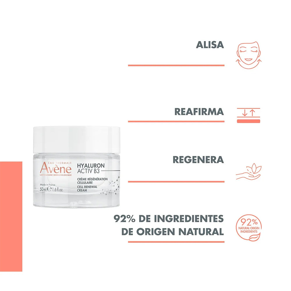 AVENE HYALURON ACTIV B3 CREMA REGENERADORA FRASCO 50 ML