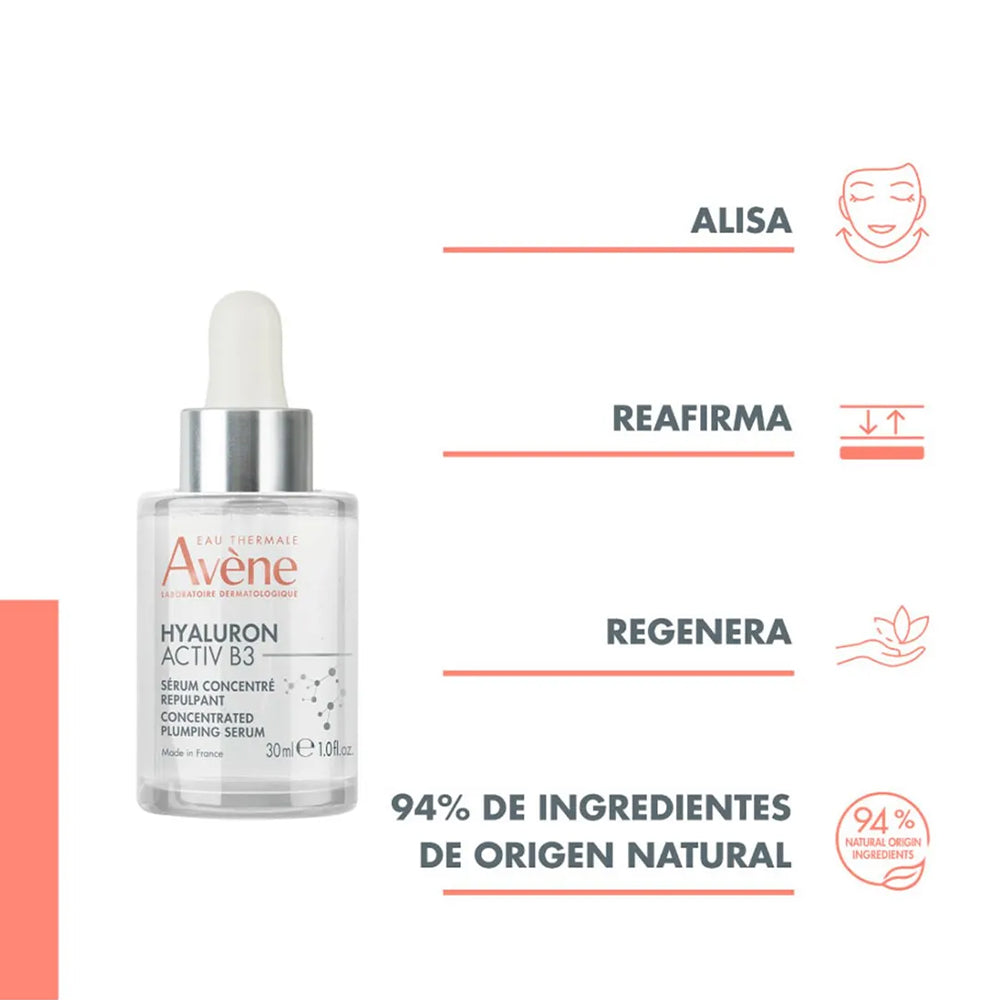 AVENE HYALURON ACTIV B3 SERUM VOLUMINIZADOR AMPOLLA 30 ML