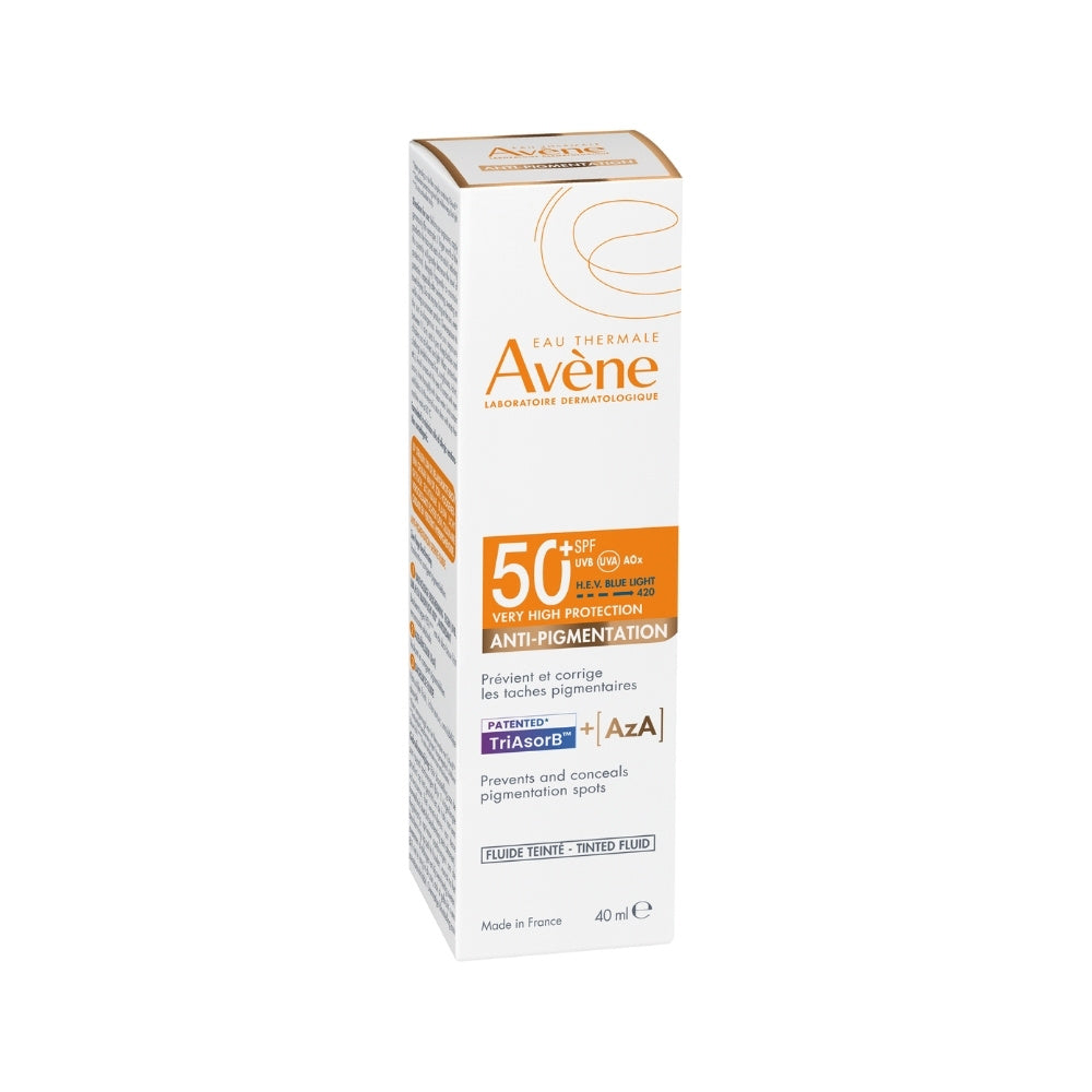 AVENE SOLAR ANTI-PIGMENTACIÓN FLUIDO SPF 50+ FRASCO 40 ML
