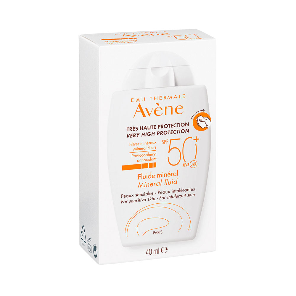 AVENE SOLAR FLUIDO MINERAL 50+ CAJA 40 ML
