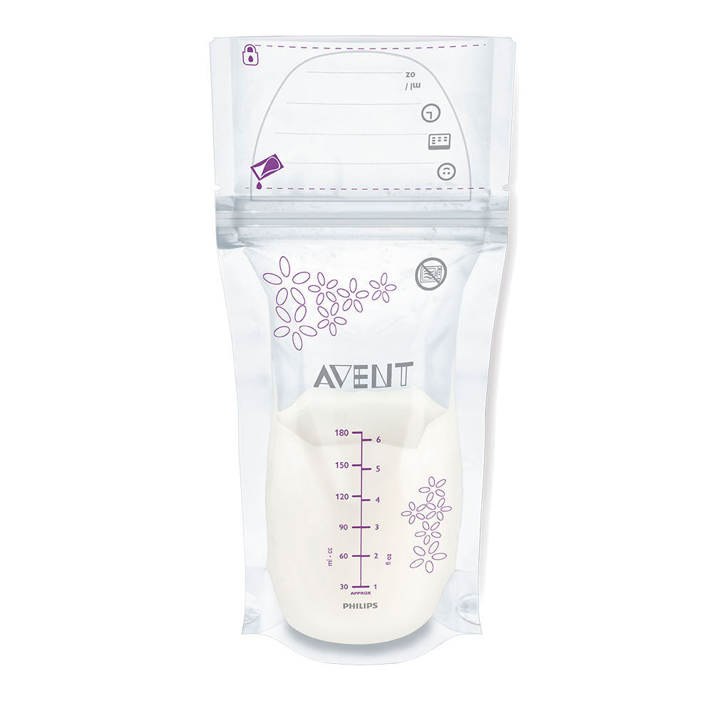 AVENT BOLSA ALMACENAMIENTO LECHE MATERNA CAJA X 25 UNDS