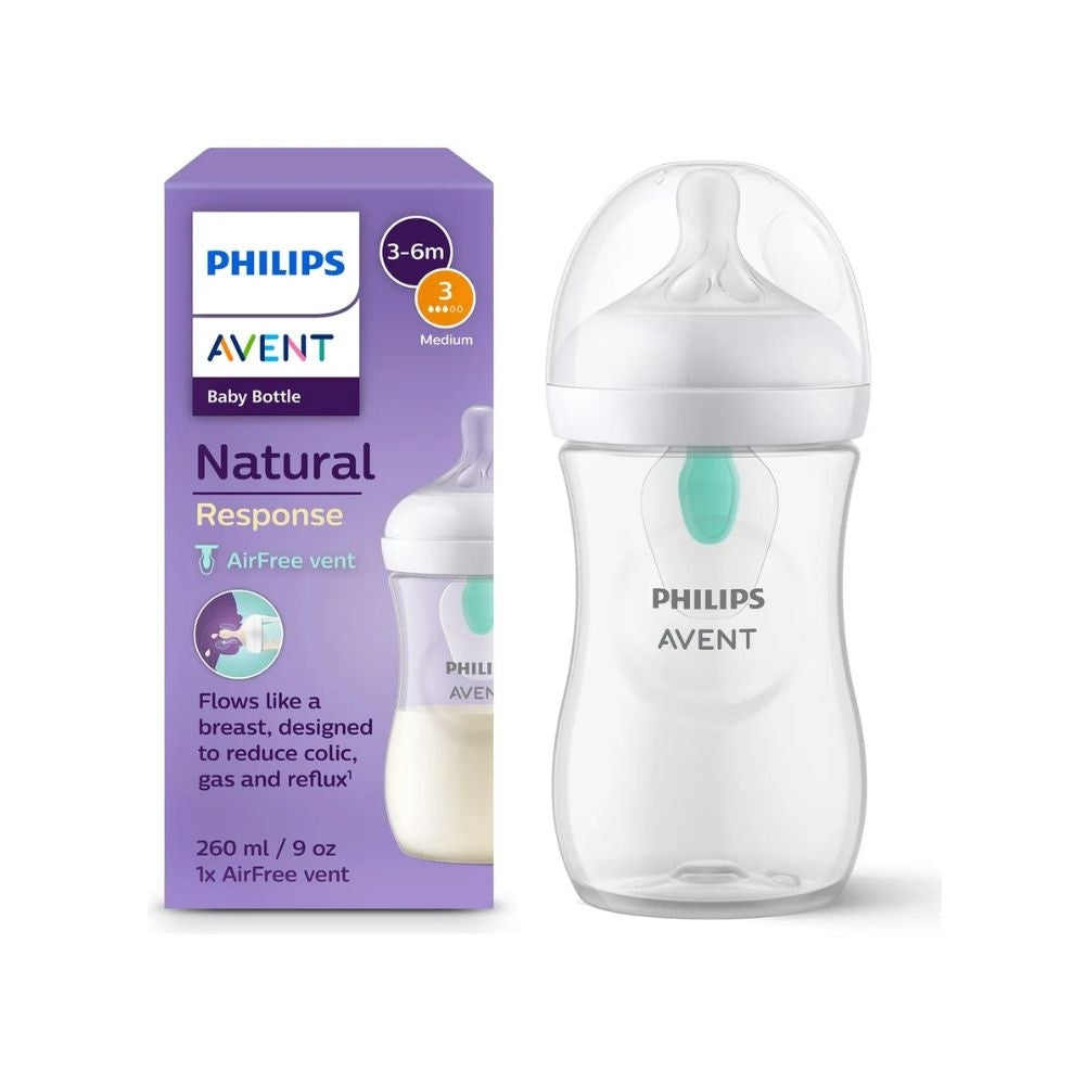 AVENT TETERO 3.0AFV 9OZ 260ML NATURAL CAJA X 1 UND
