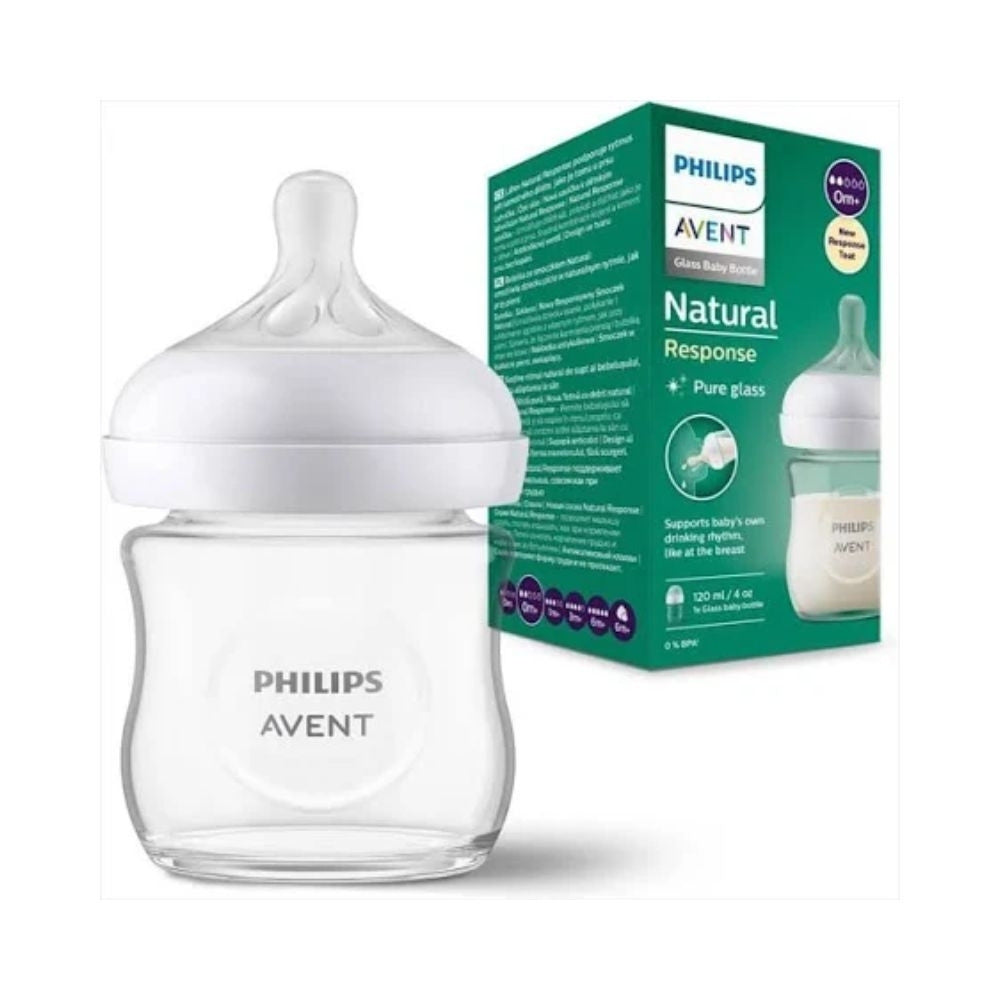 AVENT TETERO NATURAL 4 OZ RESPONSE VIDIROS CAJA X 1 UND