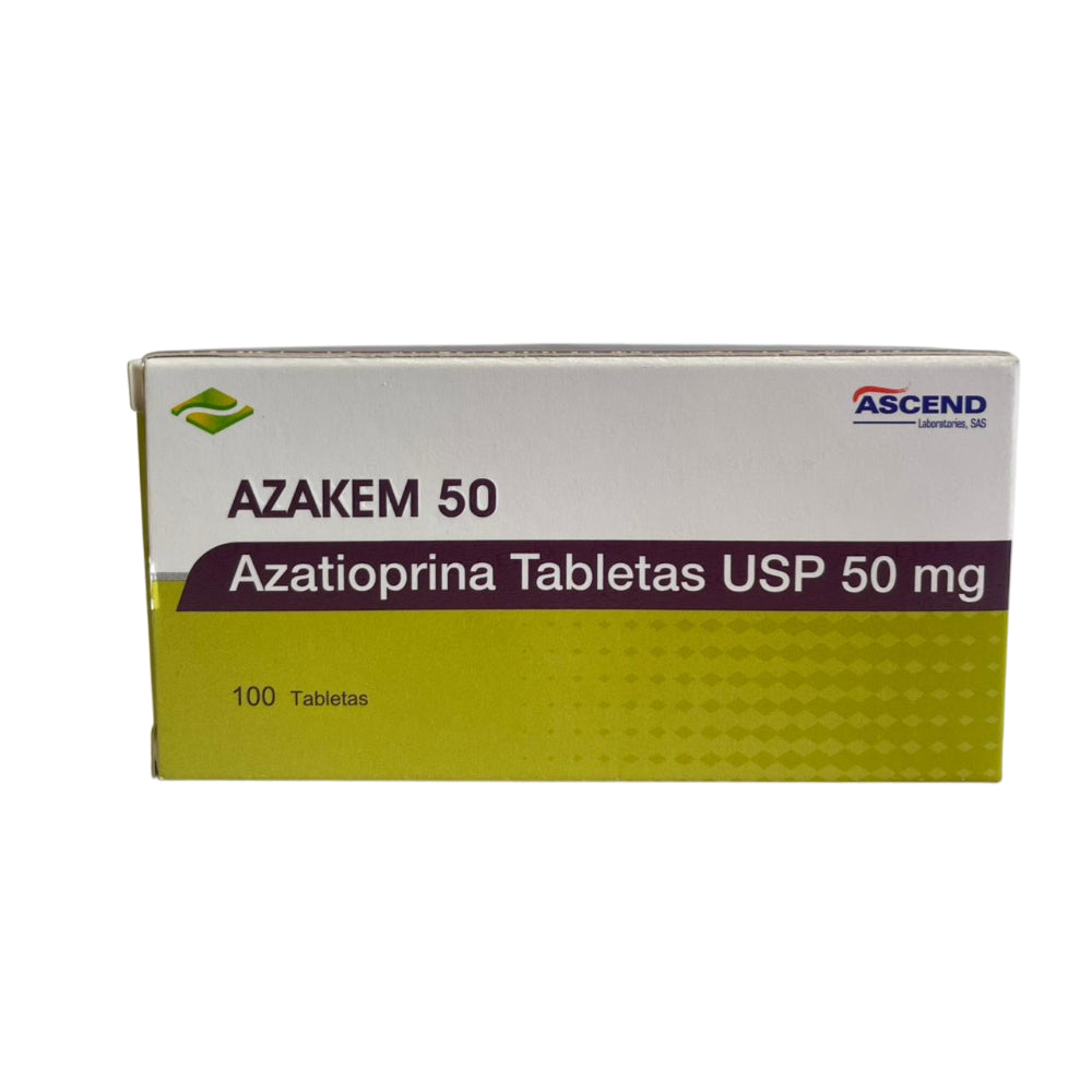 AZAKEM TABLETAS 50 MG CAJA X 100 UNDS