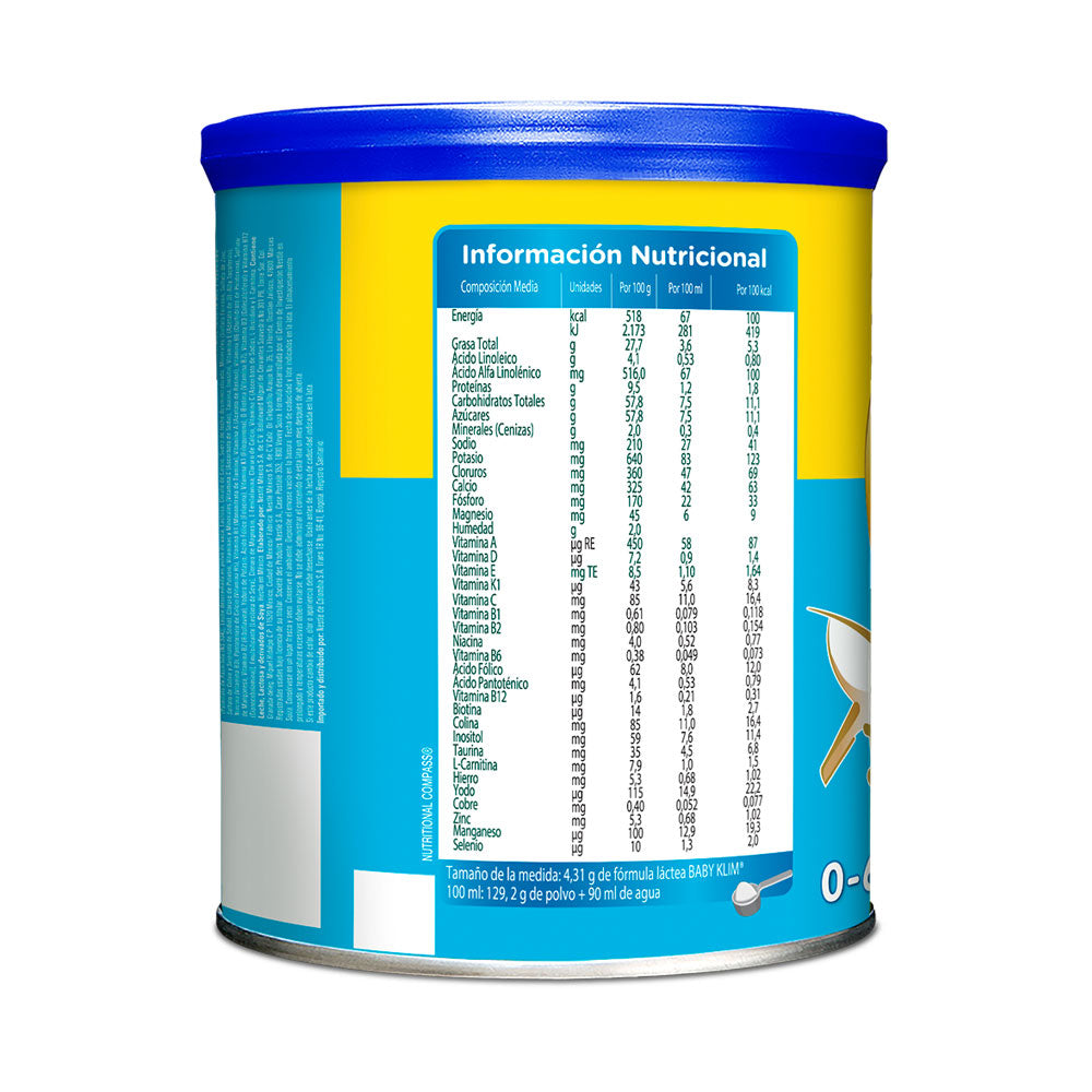 BABY KLIM 1 LATA 800 G