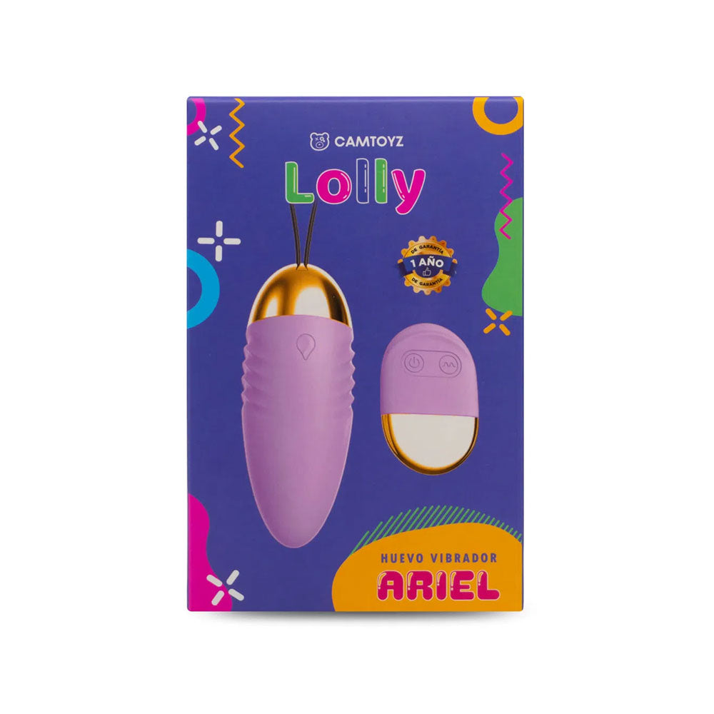 BALA VIBRADORA ARIEL LILA CAJA X 1 UND