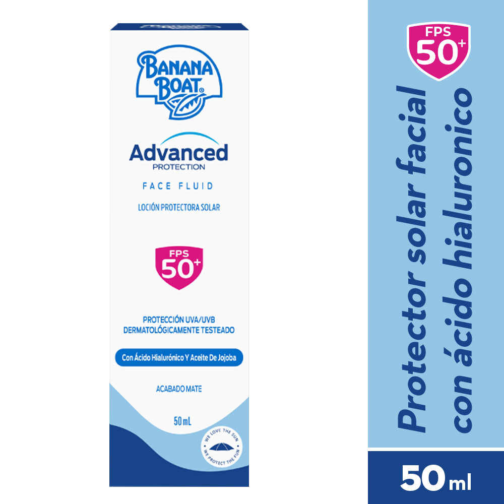 BANANA BOAT ADVANCED FACE FLUID FRASCO 50 ML