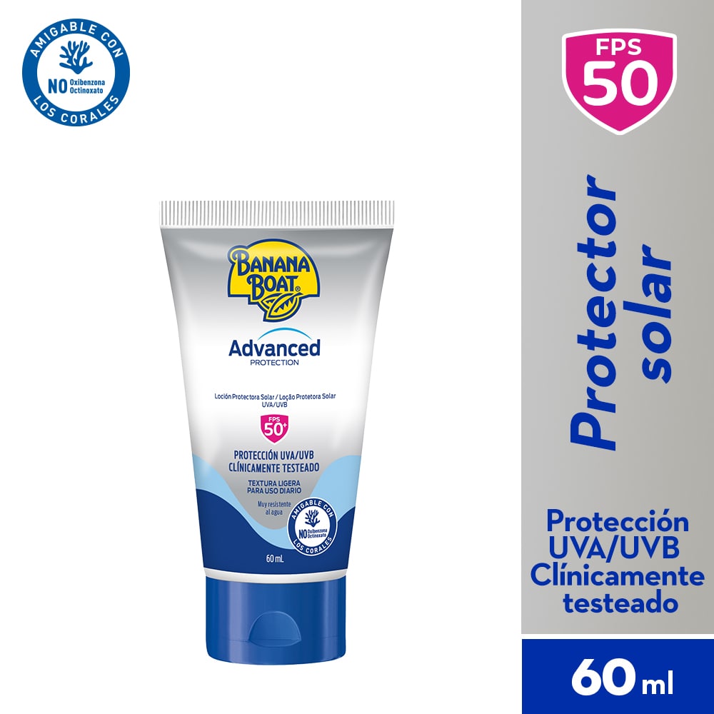 BANANA BOAT ADVANCED PROTECTIO LOCION SPF 50+ FRASCO 60 ML