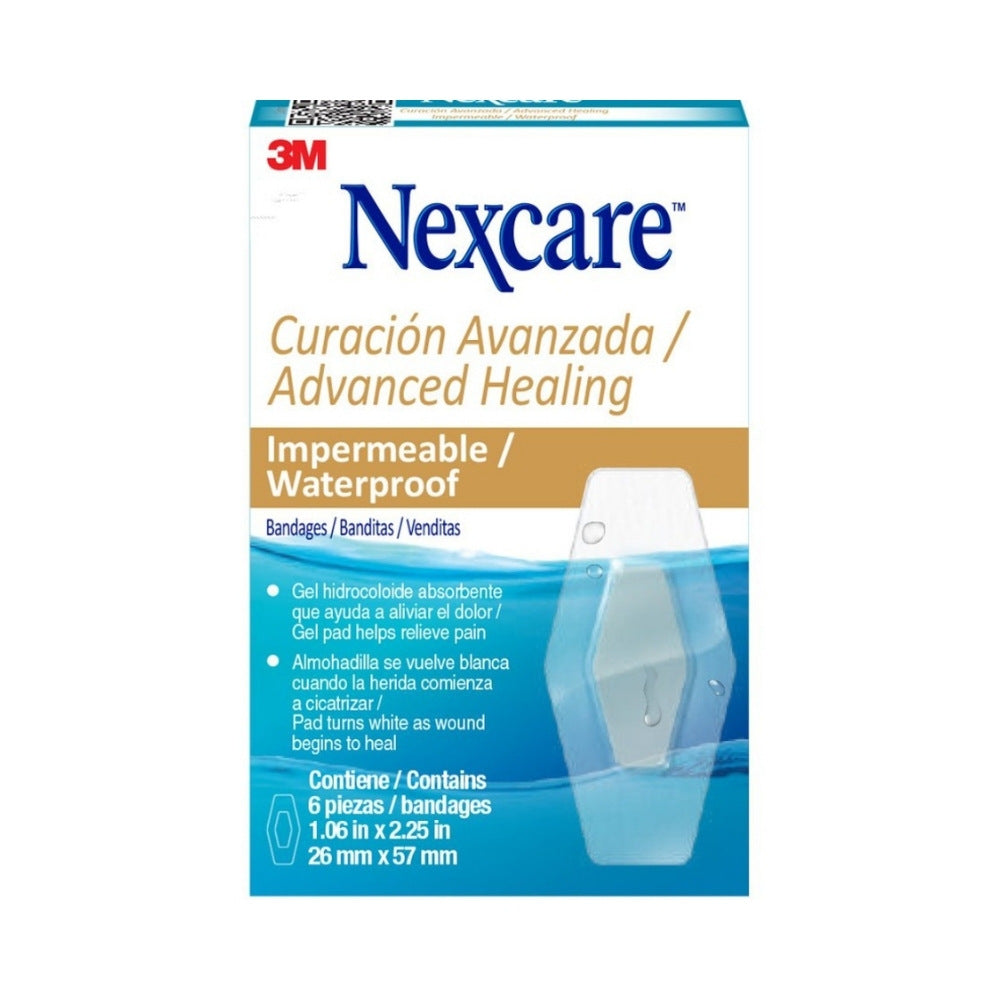 BANDITAS 3M NEXCARE CURACION AVANZADA CAJA X 6 UNDS