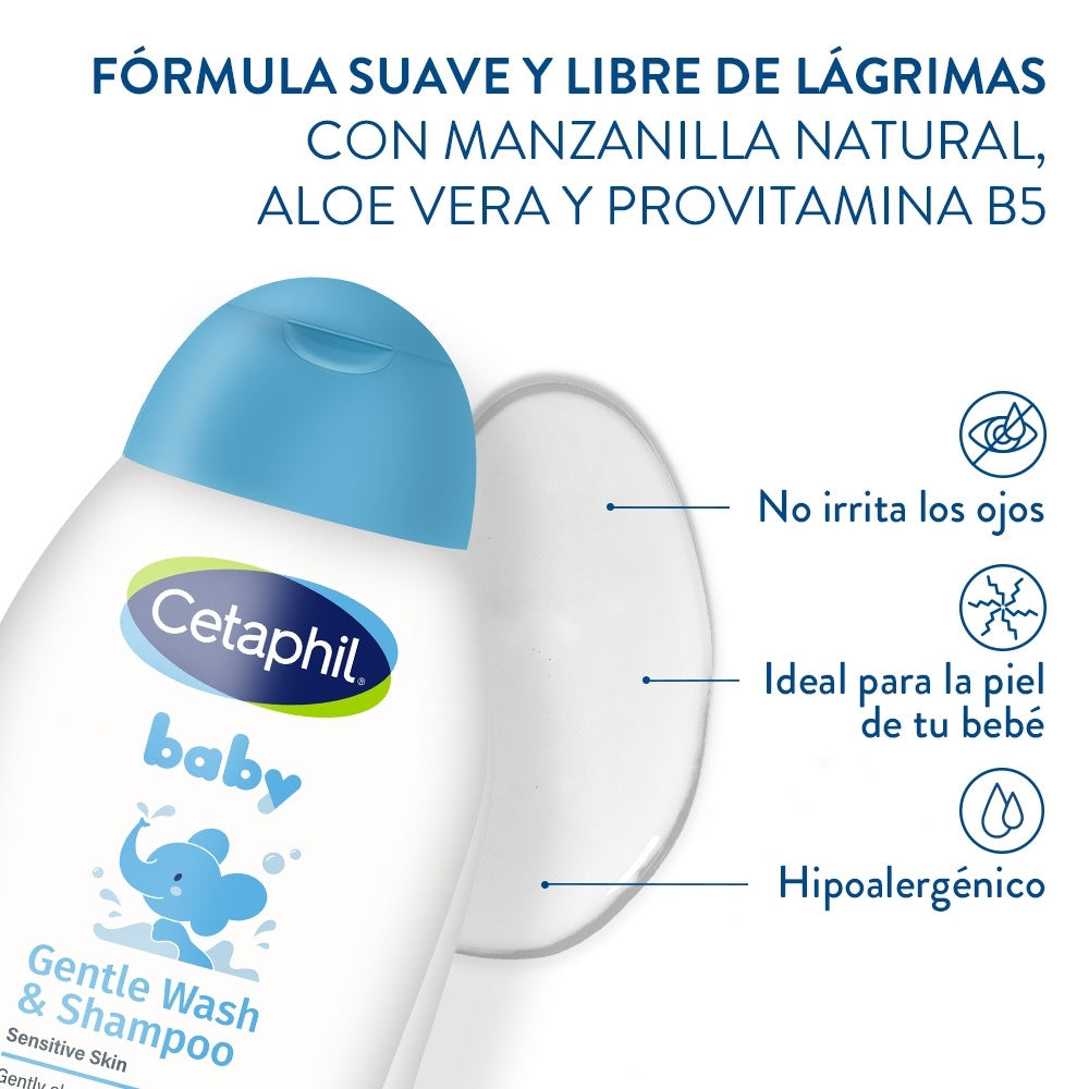 BAÑO LIQUIDO CETAPHIL BABY FRASCO 300 ML