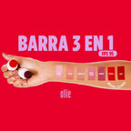 BARRA 3 EN 1 RUBOR, LABIAL Y SOMBRA FPS 95 CAFE 4.5 G