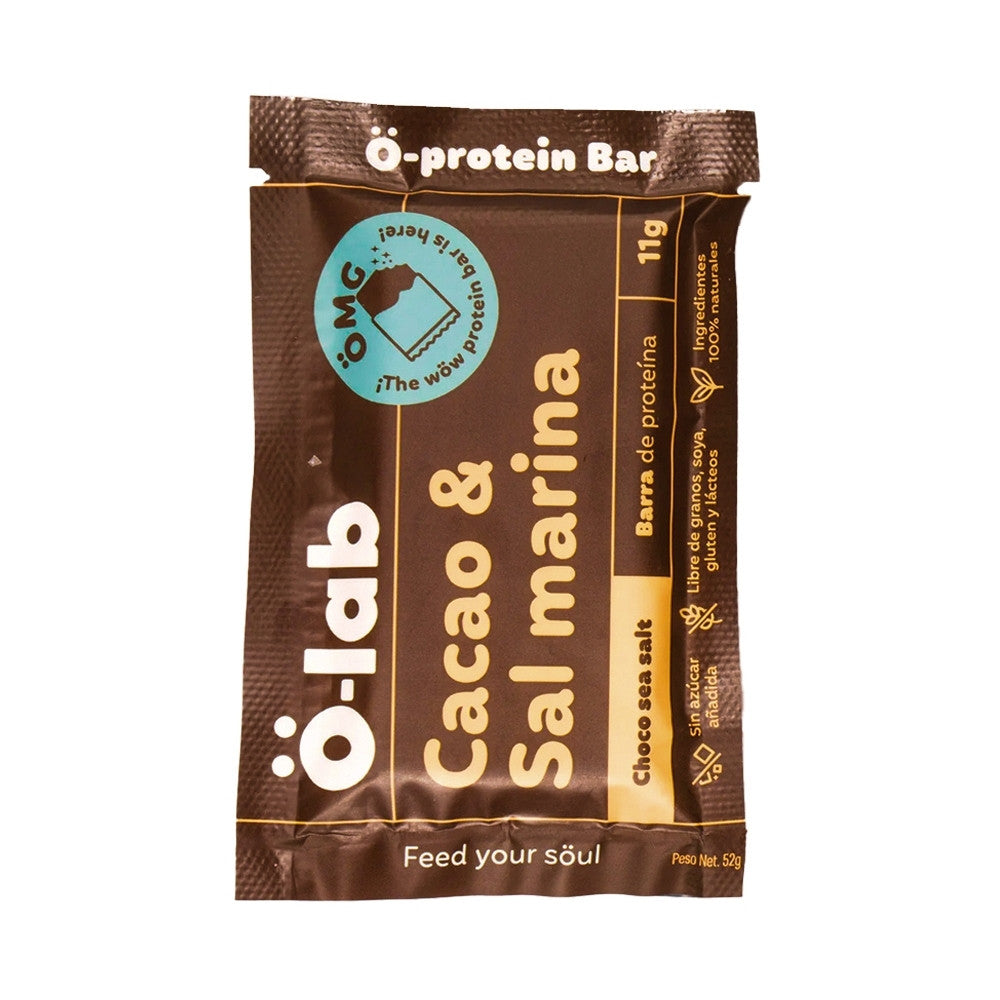 BARRA DE PROTEINA O-LAB CHOCO SEA SALT 11 G