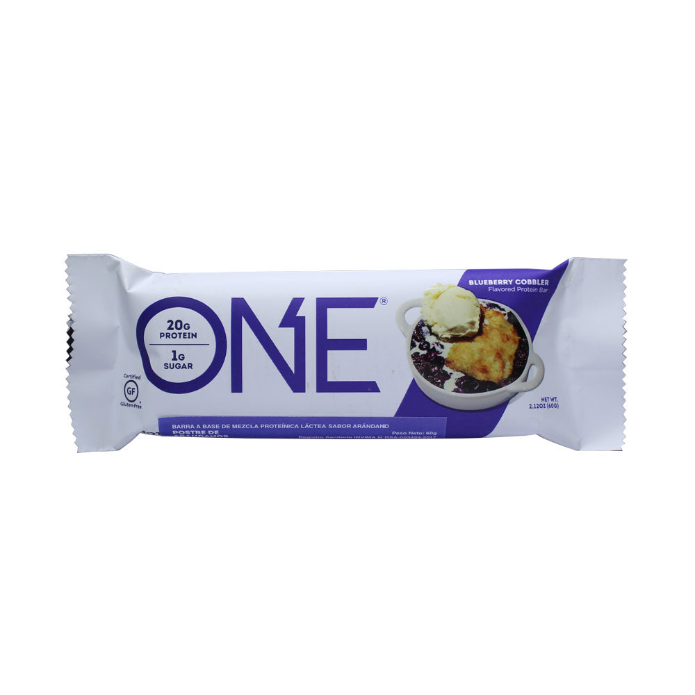 BARRA DE PROTEINA ONE BAR BLUEBERRY COBBLER BOLSA 60 G