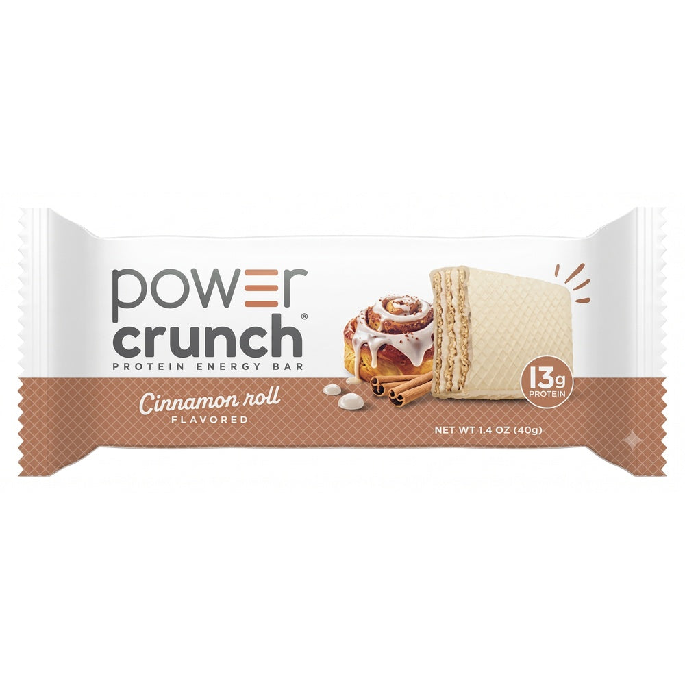 BARRA DE PROTEINA POWER CRUNCH CINNAMON ROLL BOLSA 40 G