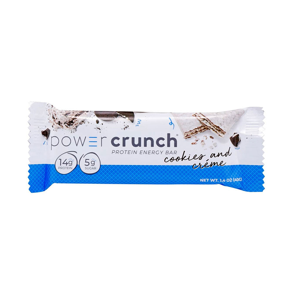 BARRA DE PROTEINA POWER CRUNCH COOKIES & CREME BOLSA 40 G