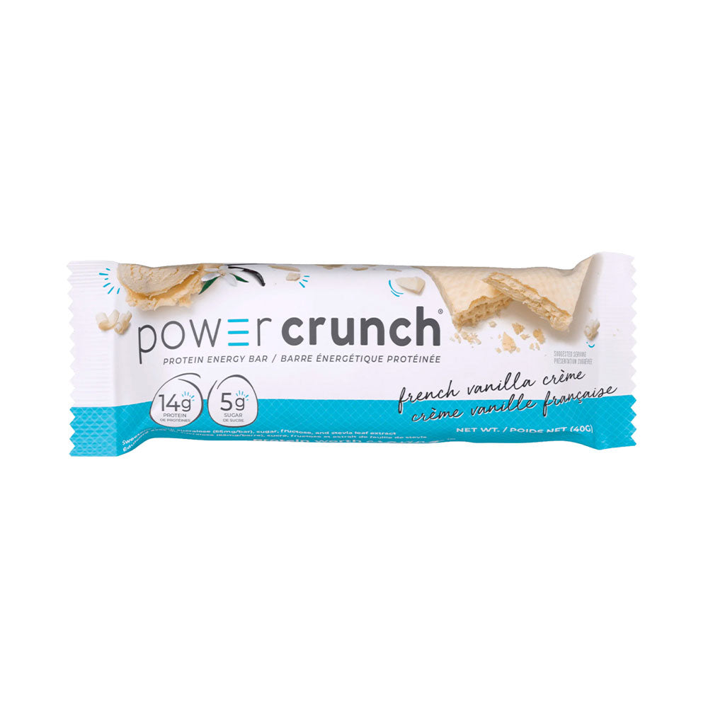 BARRA DE PROTEINA POWER CRUNCH FRENCH VAINILLA CREME BOLSA 40 G