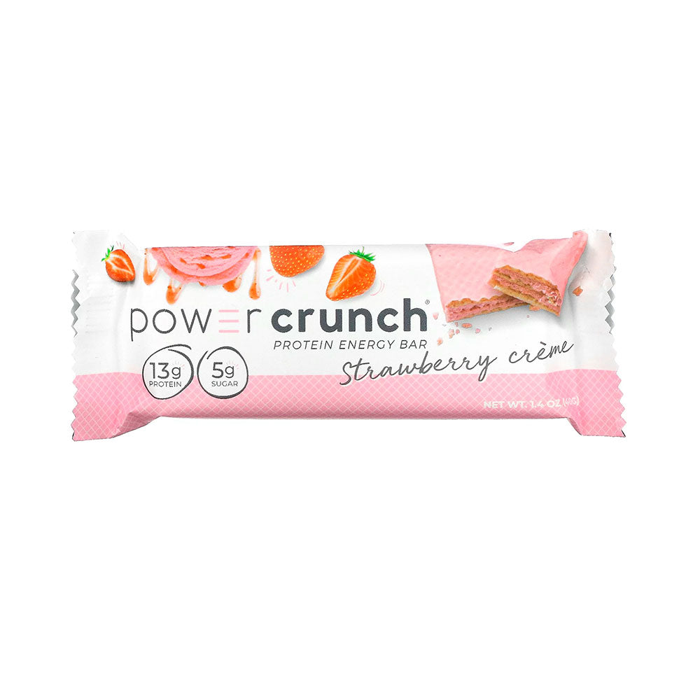 BARRA DE PROTEINA POWER CRUNCH STRAWBERRY CREME BOLSA 40 G