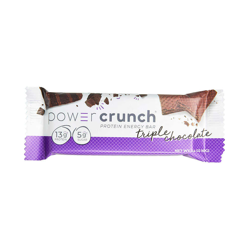 BARRA DE PROTEINA POWER CRUNCH TRIPLE CHOCOLATE BOLSA 40 G