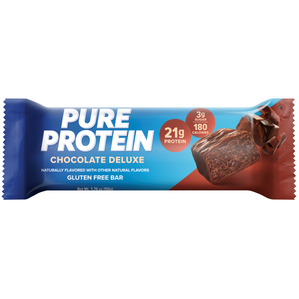 BARRA DE PROTEINA PURE PROTEIN CHOCOLATE DELUXE BOLSA 50 G