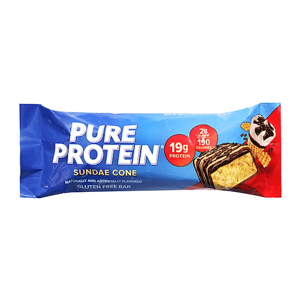 BARRA DE PROTEINA PURE PROTEIN SUNDAE CONE BOLSA 50 G