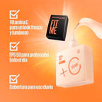 BASE LIQUIDA MAYBELLINE FIT ME FRESH TINT SPF 50 TONO 03 FRASCO GOTERO 30 ML