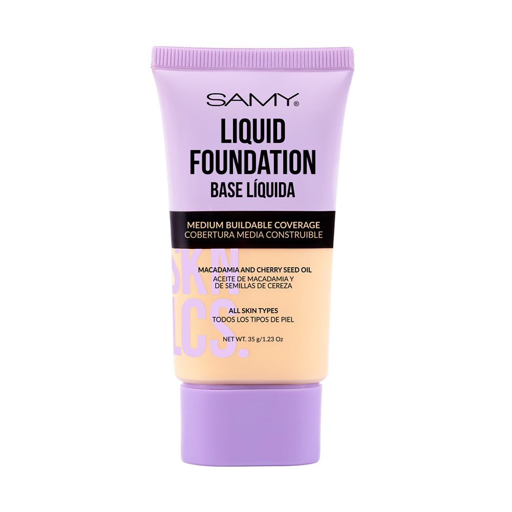 BASE LIQUIDA SAMY SKINLICIOUS # 01 TUBO 35 G