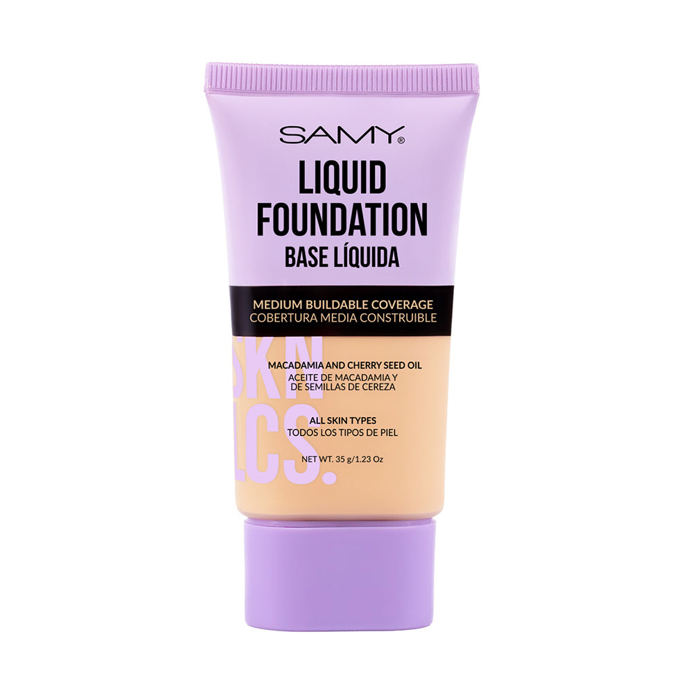 BASE LIQUIDA SAMY SKINLICIOUS # 02 TUBO 35 G