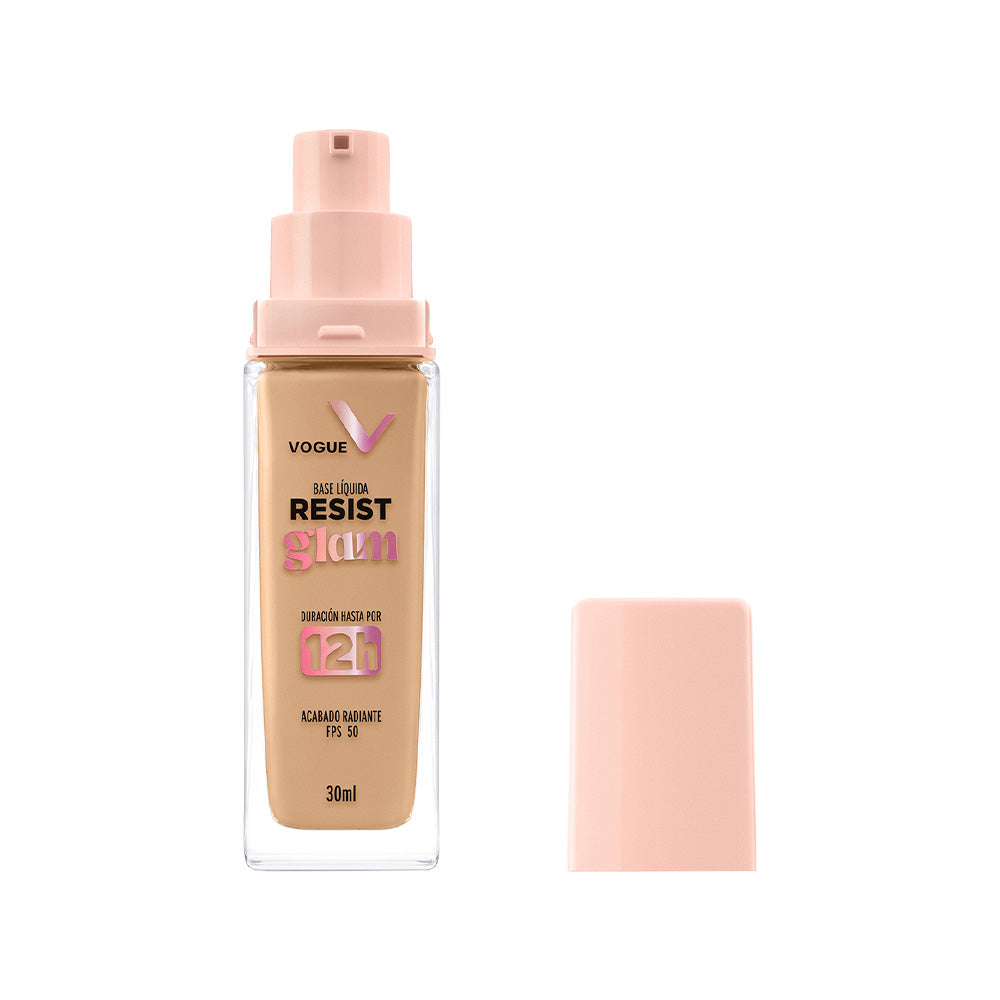 BASE LIQUIDA VOGUE RESIST GLAM CAPUCCINO FRASCO 30 ML