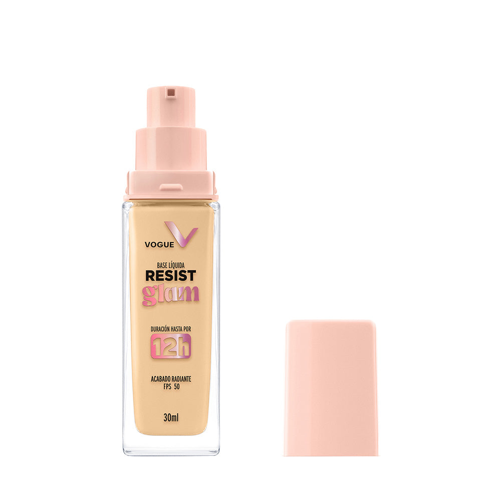 BASE LIQUIDA VOGUE RESIST GLAM CREMA FRASCO 30 ML