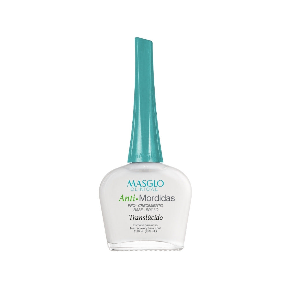 BASE MASGLO CLINICAL TOTAL CARE ANTI MORDIDAS CRECIMIENTO FRASCO 13.5 ML
