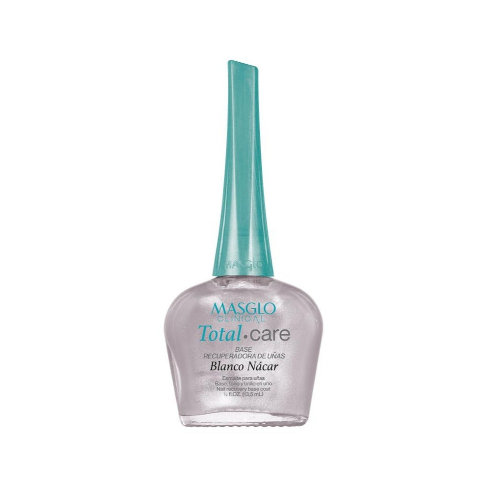 BASE MASGLO CLINICAL TOTAL CARE BLANCO NACAR FRASCO 13.5 ML