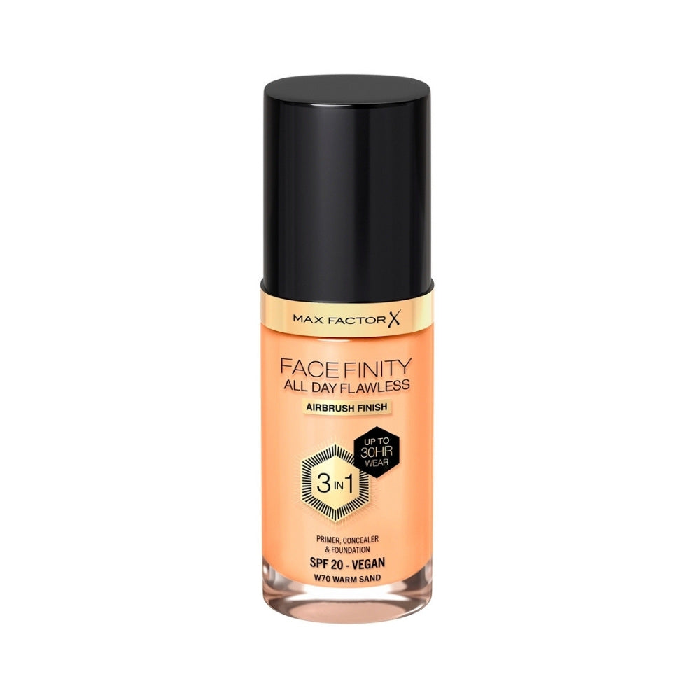 BASE MAX FACTOR FACEFINITY 70 WARM SAND TUBO 30 ML