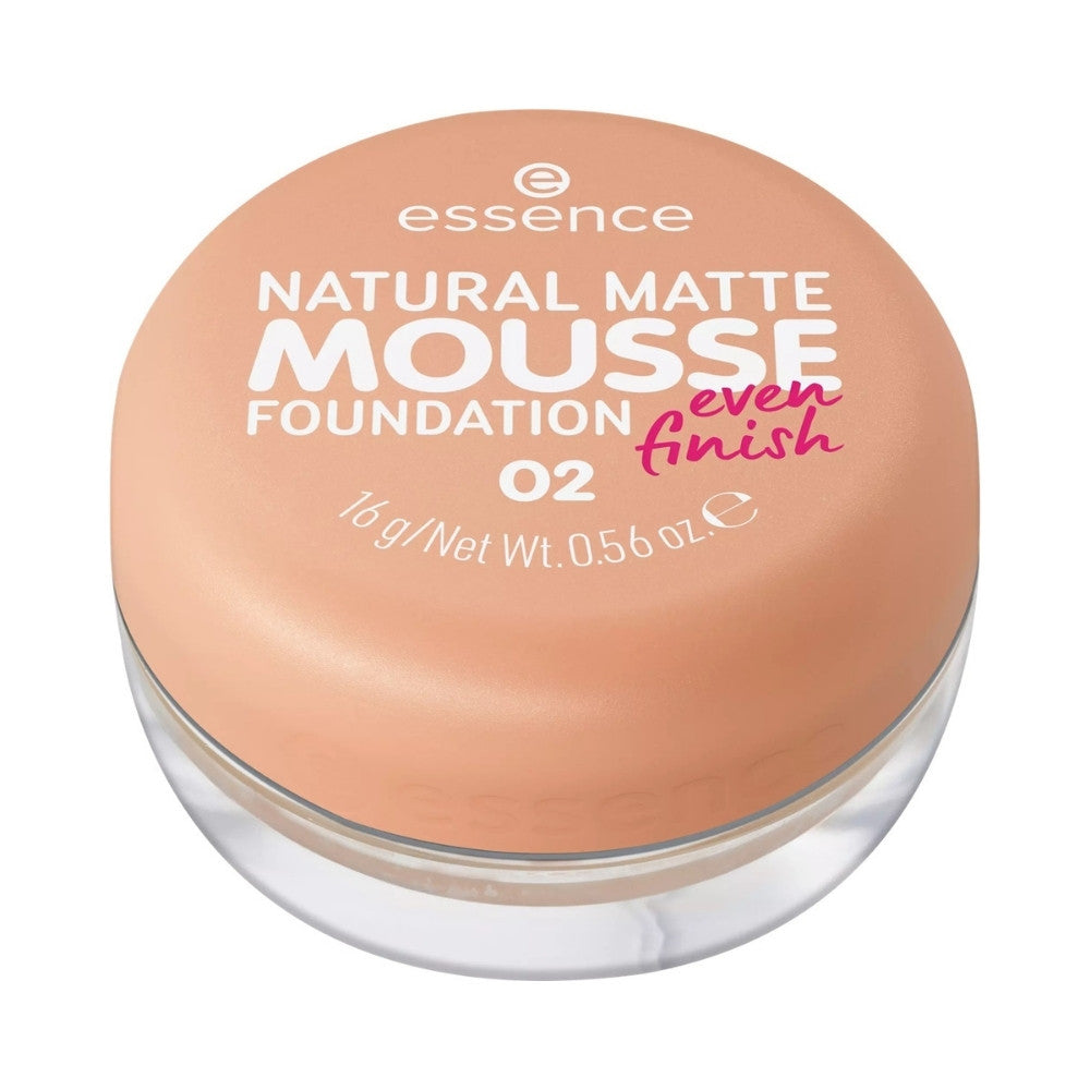 BASE MOUSSE ESSENCE NATURAL MATTE TONO 02 FRASCO 16 G