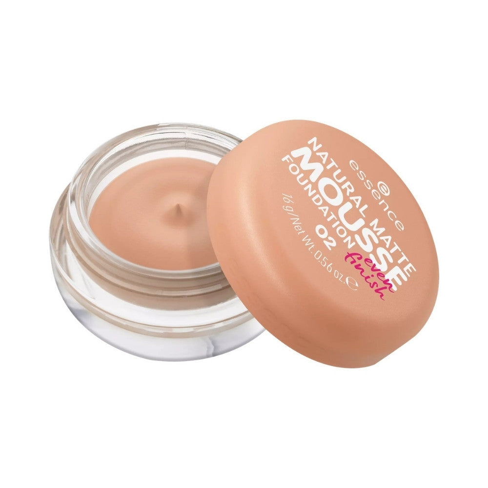 BASE MOUSSE ESSENCE NATURAL MATTE TONO 02 FRASCO 16 G