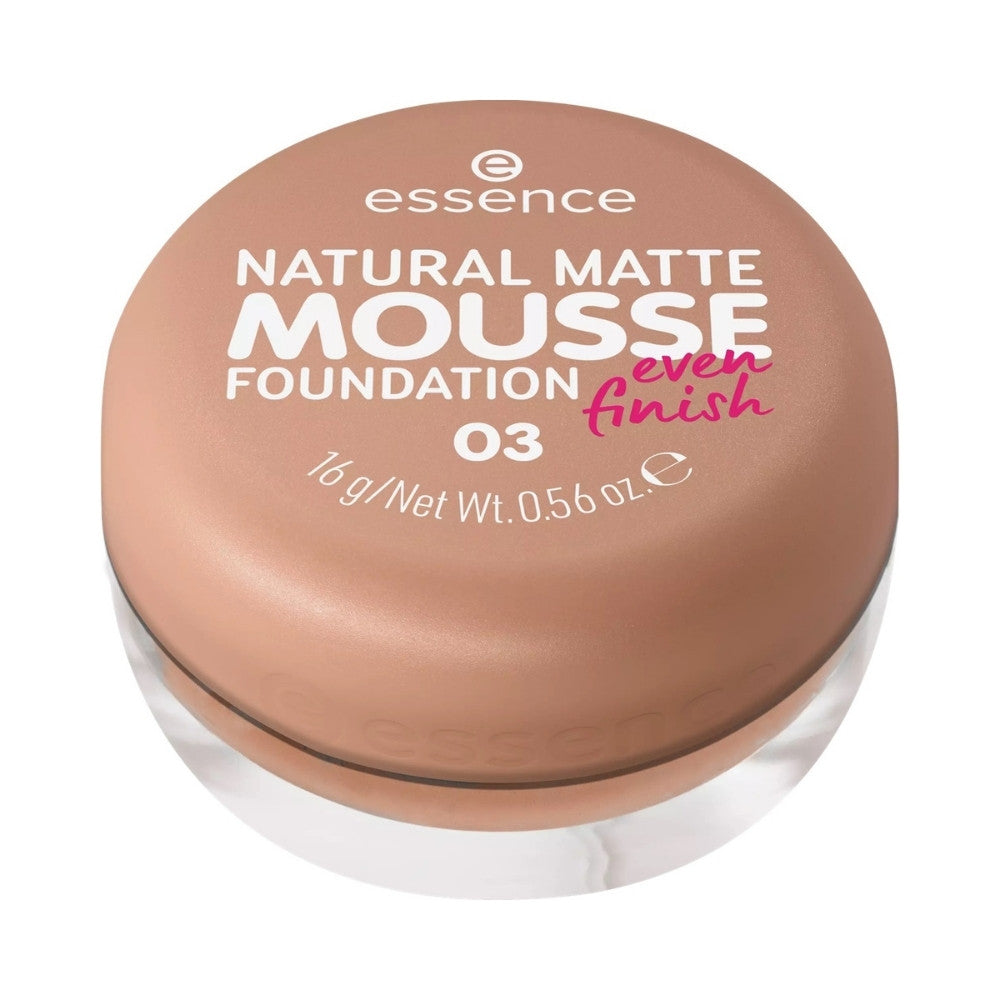 BASE MOUSSE ESSENCE NATURAL MATTE TONO 03 FRASCO 16 G