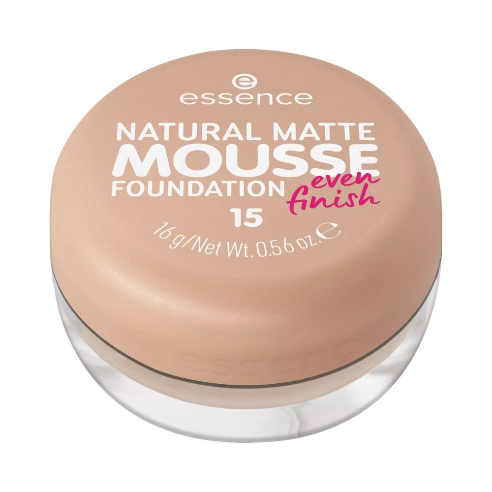 BASE MOUSSE ESSENCE NATURAL MATTE TONO 15 CAJA 16 G