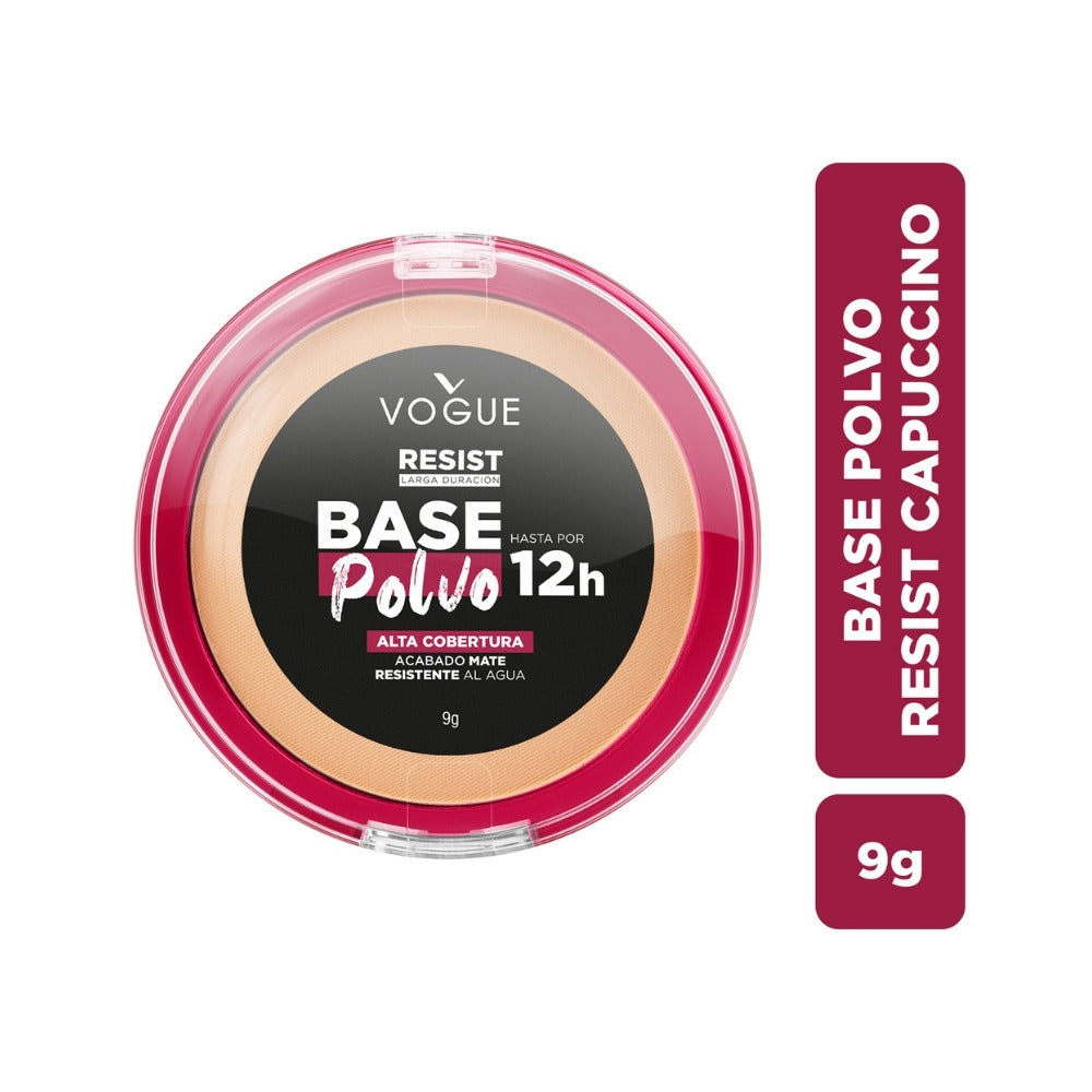 BASE POLVO VOGUE RESIST CAPUCCINO 9 G