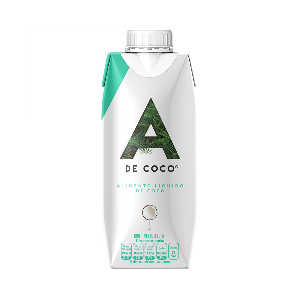 BEBIDA DE COCO A DE COCO NATURAL CAJA 330 ML